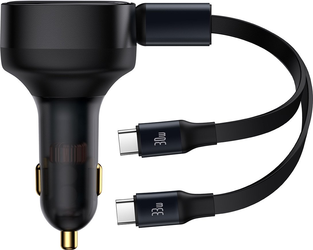 Автомобильное зарядное Baseus Enjoyment Pro 2-in-1 Car Charger C+L 60W C00057802111-00