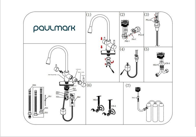 Смеситель Paulmark Lange La214212-SBG (золото/светлое брашированное золото)
