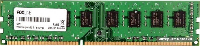 Оперативная память Foxline 8GB DDR4 PC4-25600 FL3200D4U22-8G