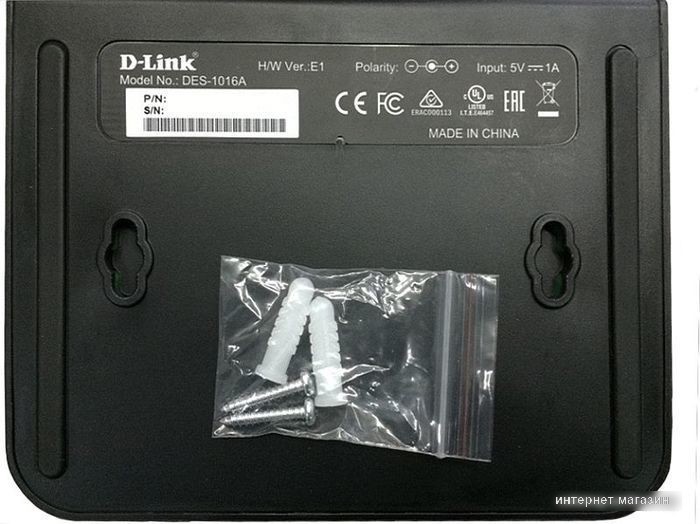 Неуправляемый коммутатор D-Link DES-1016A/E2A