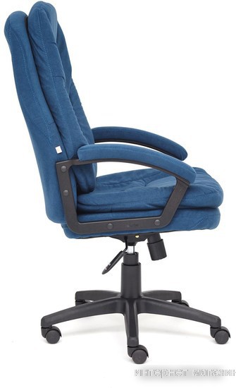 Офисное кресло TetChair Comfort LT флок (синий)