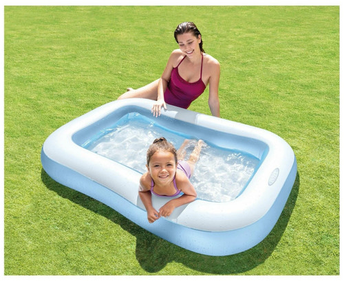 Надувной бассейн Intex Rectangular Baby 166х100х28 (57403)