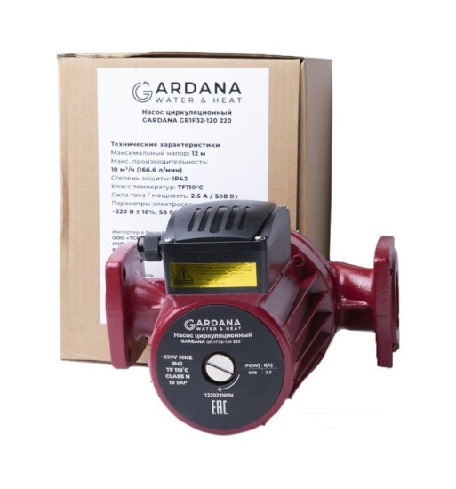 Циркуляционный насос Gardana GR1F 40-160 250