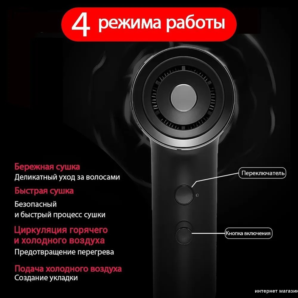 Фен Soocas Airfly P1 (серый)