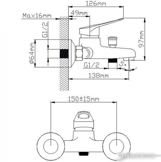 Смеситель Wisent WP30213