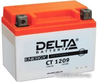 Мотоциклетный аккумулятор Delta CT 1209 (9 А·ч)