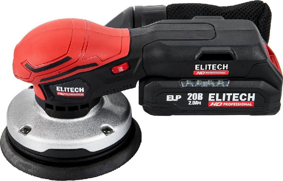 Эксцентриковая шлифмашина ELITECH COS 2012SL E2213.045.01 (с 2-мя АКБ)