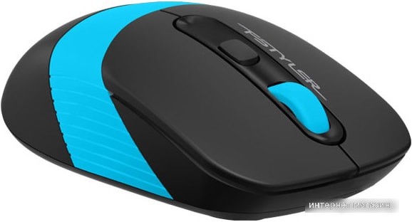 Мышь A4Tech Fstyler FG10S (черный/синий)