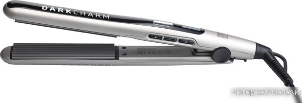 Щипцы-гофре Dewal Beauty Dark Charm HI2070W (серый)