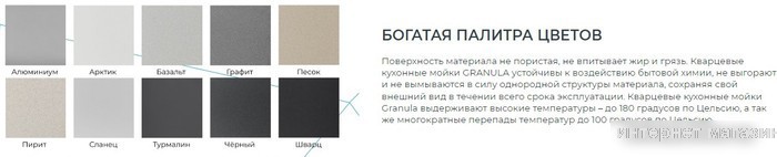 Кухонная мойка Granula GR-5551 (песочный)