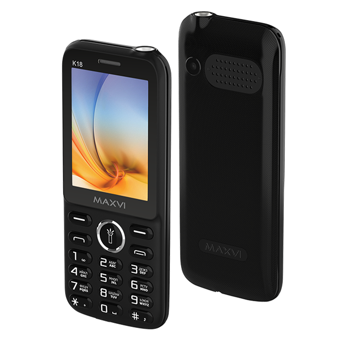 Мобильный телефон Maxvi K18 (черный)