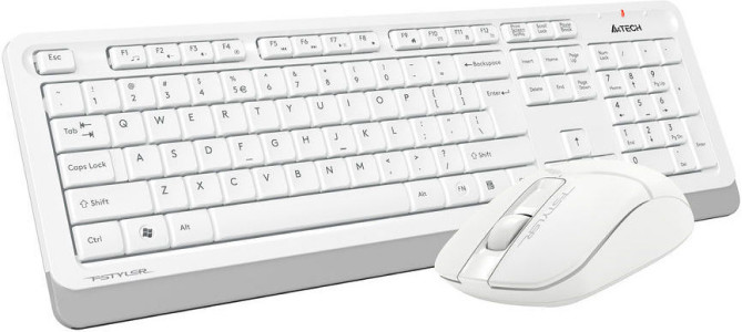 Клавиатура + мышь A4Tech Fstyler FG1012 (белый)