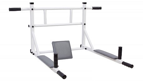 Турник Polini Kids Sport Pulse Premium 3 в 1 (белый/серый)