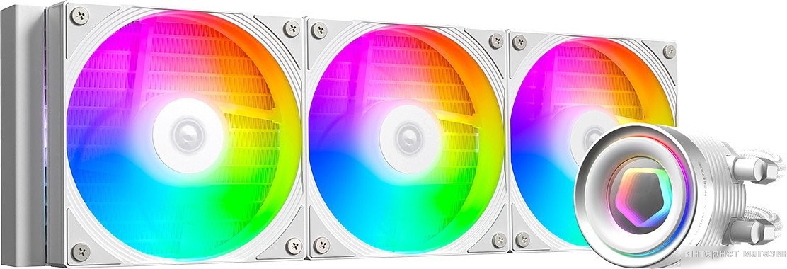 Жидкостное охлаждение для процессора ID-Cooling FX360 INF White
