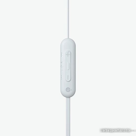 Наушники Sony WI-C100 (белый)