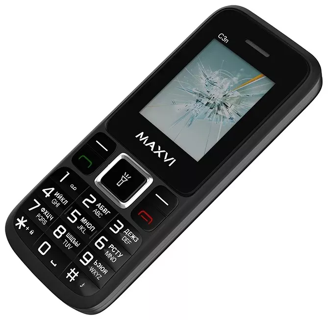 Мобильный телефон Maxvi C3n (черный)