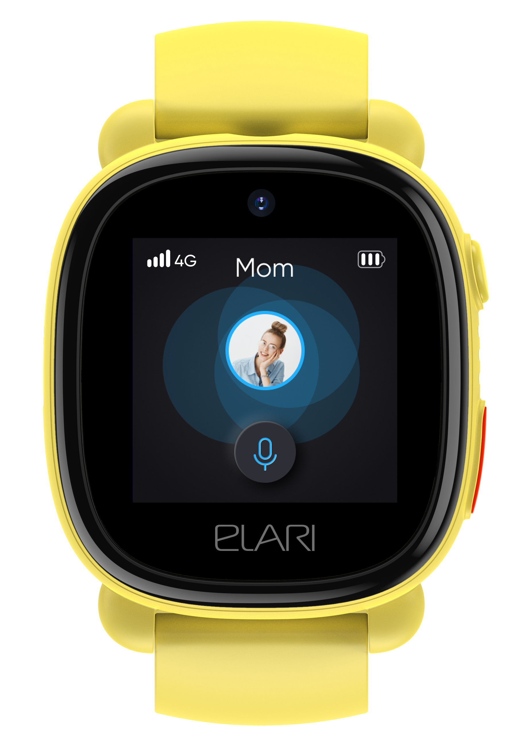 Детские умные часы Elari KidPhone 4G Lite (желтый)