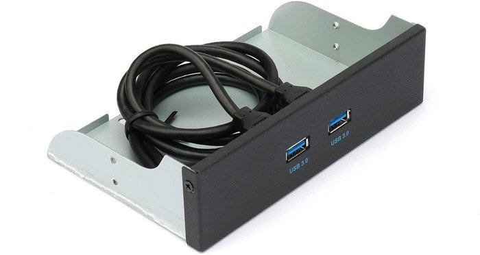 Планка Gembird FP5.25-USB3-2A