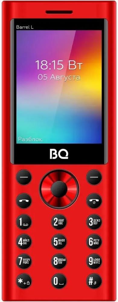 Кнопочный телефон BQ BQ-2458 Barrel L (красный)