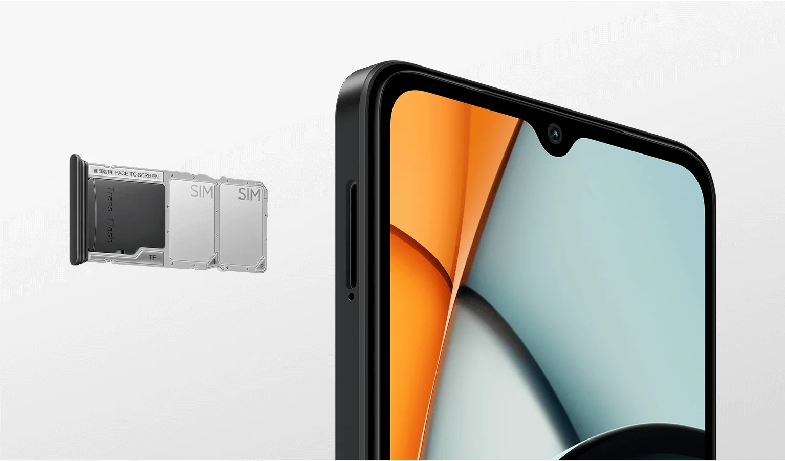 Смартфон Xiaomi Redmi A3 4GB/128GB международная версия (полуночный черный)