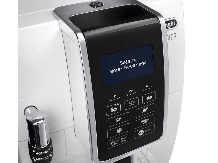 Эспрессо кофемашина DeLonghi Dinamica ECAM 350.35.W
