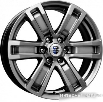 Литые диски K&K R-7 Рольф 17x7.5" 6x139.7мм DIA 92.5мм ET 46мм Дарк платинум