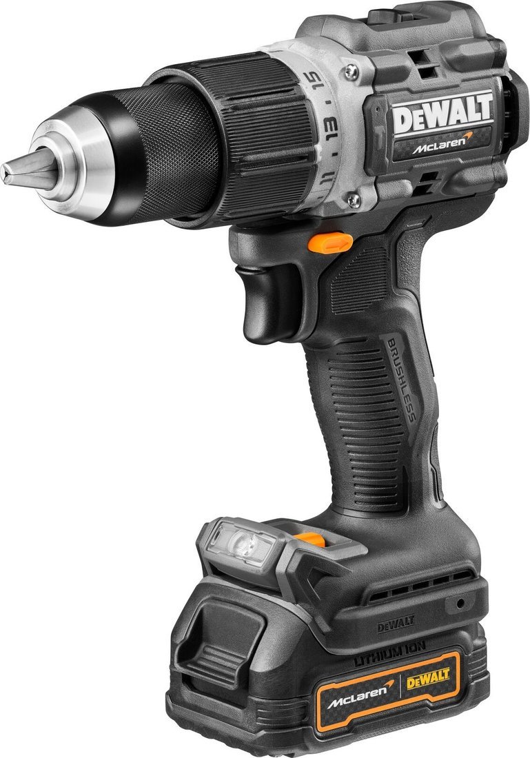 Ударная дрель-шуруповерт DeWalt DCD85ME2GT (с 2-мя АКБ 1.7 Ач, кейс)