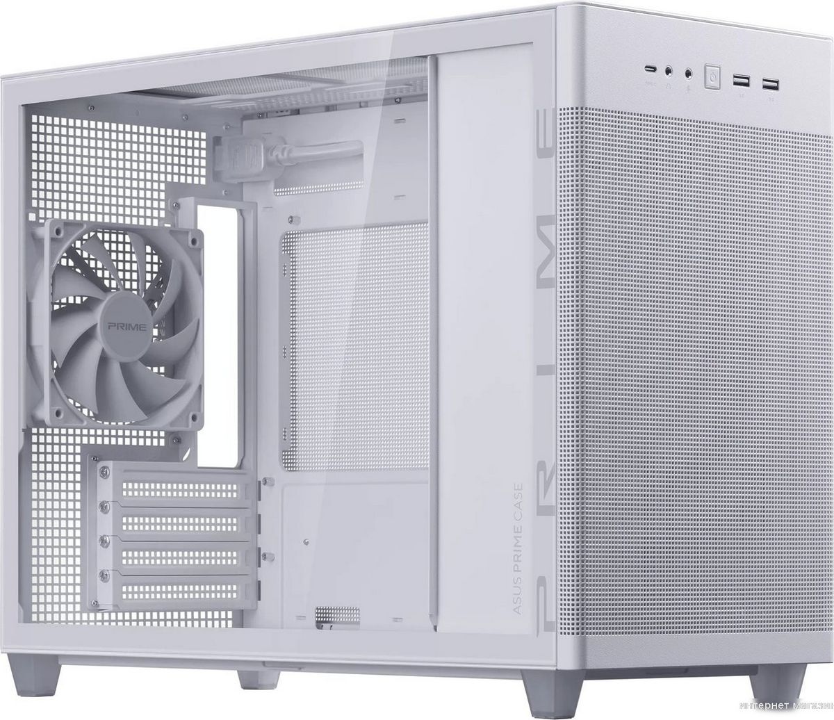 Корпус ASUS Prime AP201 TG (белый)