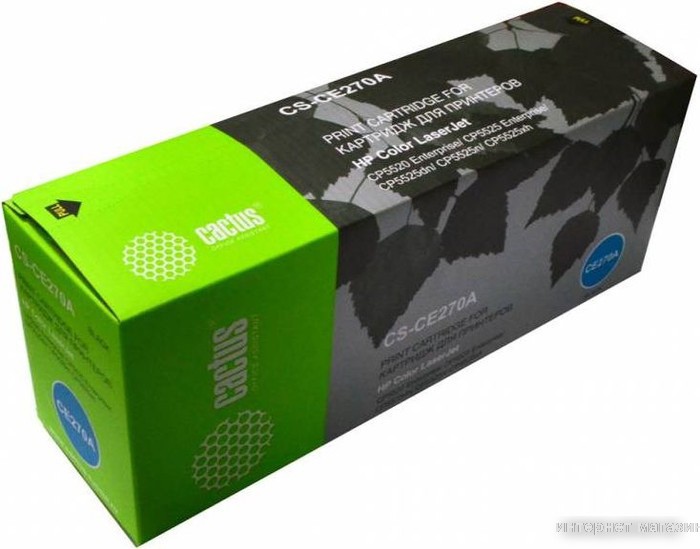 Картридж CACTUS CS-CE270A (аналог HP CE270A)
