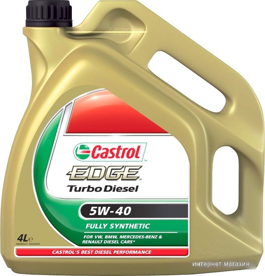 Моторное масло Castrol Edge Turbo Diesel 5W-40 4л