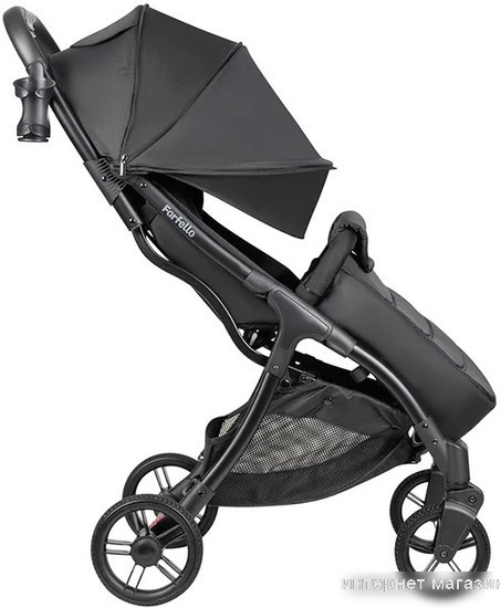 Коляска прогулочная «книга» Farfello Sunrise FS-001 (черный)