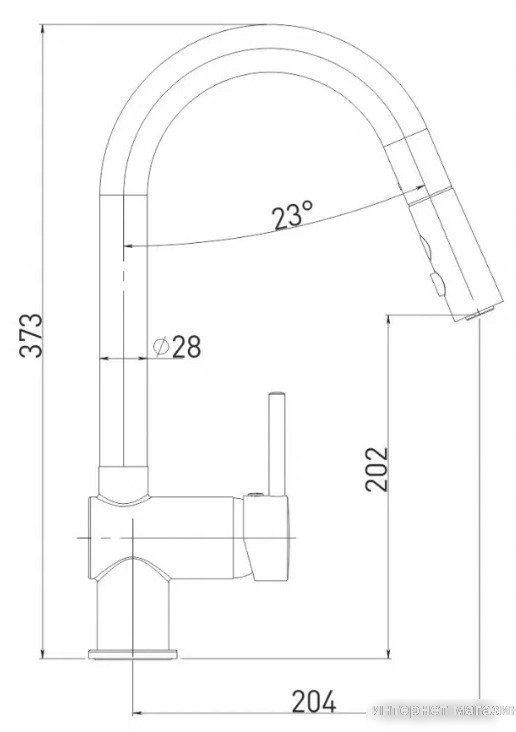 Смеситель Gross Aqua Extra 3140609MW