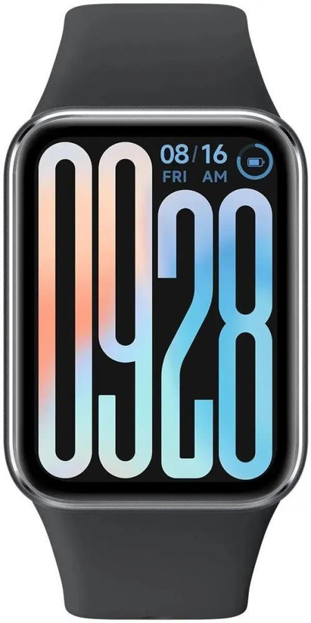 Фитнес-браслет Xiaomi Smart Band 9 Pro M2401B1 (серый, с черным силиконовым ремешком, международная версия)