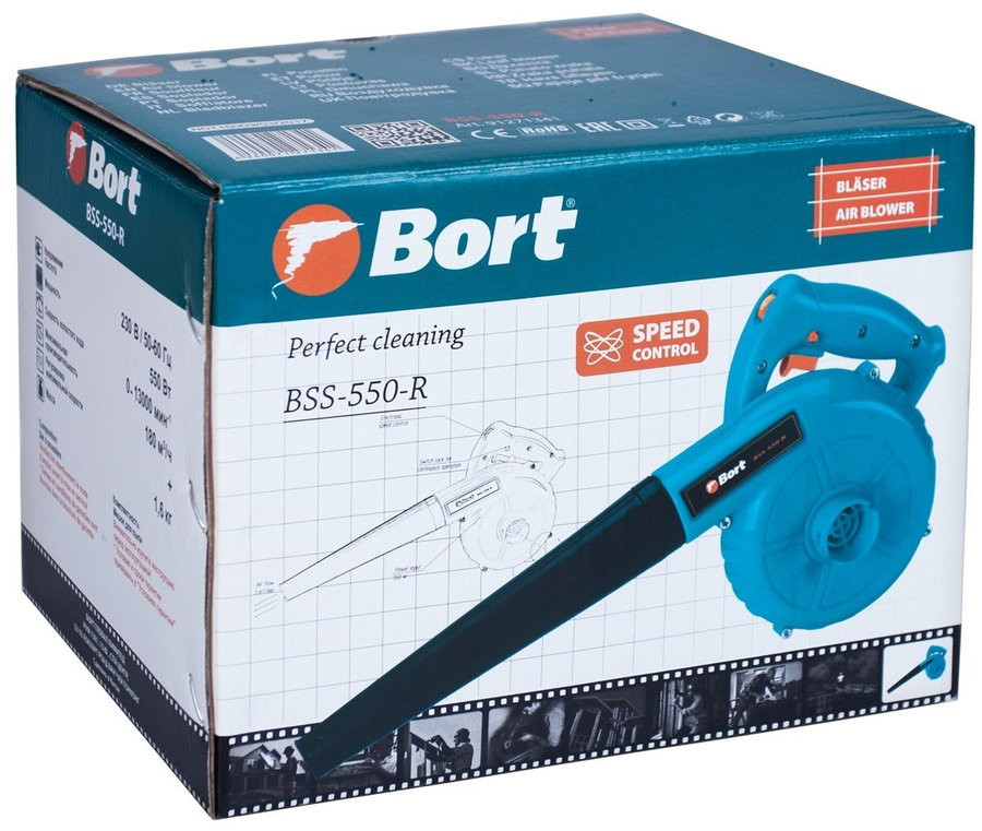 Воздуходувка Bort BSS-550-R