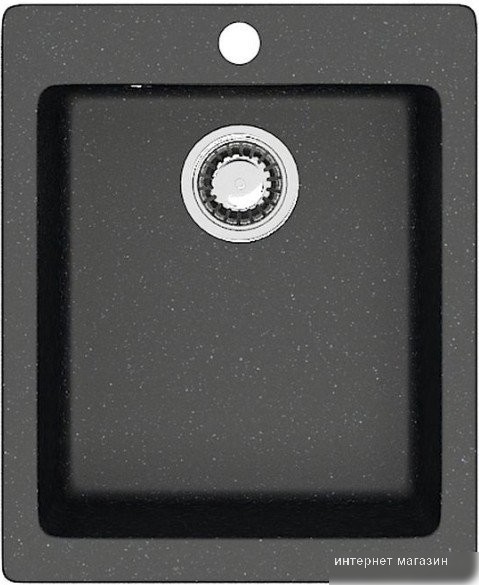Кухонная мойка Berge BR-4200 + Like F8005022 (черный)