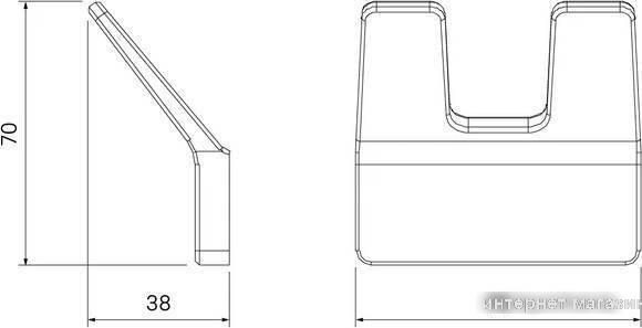 Крючок для ванны IDDIS Slide SLISC20i41