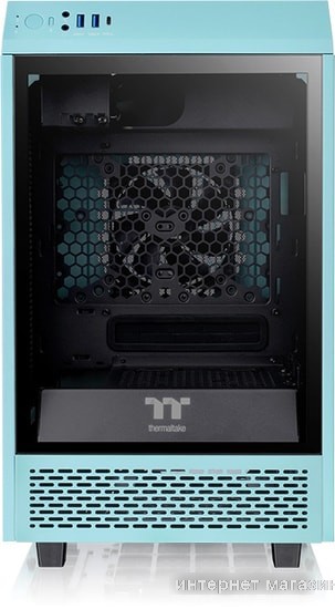Корпус Thermaltake The Tower 100 Mini Turquoise CA-1R3-00SBWN-00