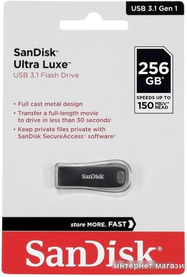 USB Flash SanDisk Ultra Luxe USB 3.1 256GB