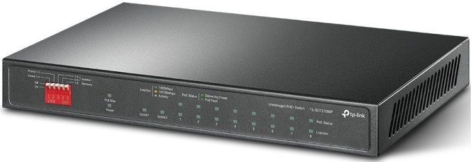 Неуправляемый коммутатор TP-Link TL-SG1210MP