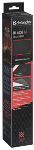 Коврик для мыши Defender Black M