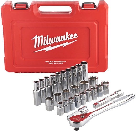 Набор торцевых головок Milwaukee 4932471864 (28 предметов)