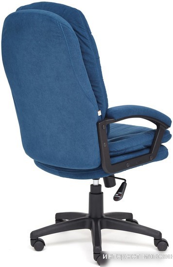 Офисное кресло TetChair Comfort LT флок (синий)
