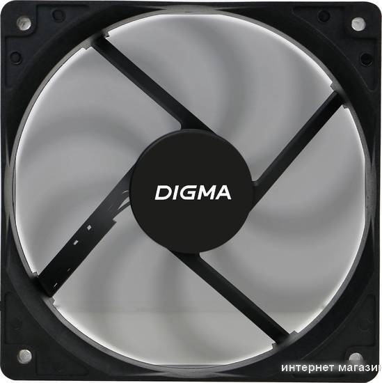 Вентилятор для корпуса Digma DFAN-120-9