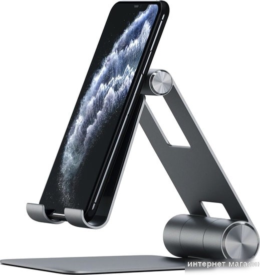 Подставка для ноутбука Satechi R1 Aluminum Hinge Holder Foldable Stand (серый космос)