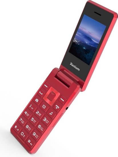 Кнопочный телефон Philips Xenium X600 (красный)