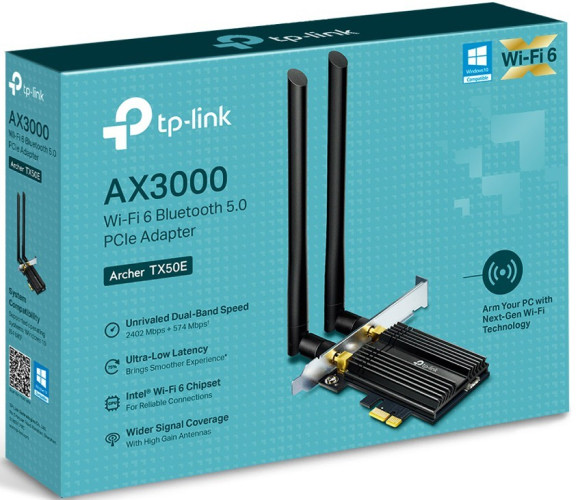 Wi-Fi/Bluetooth адаптер TP-Link Archer TX50E
