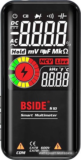 Мультиметр Bside S10 (черный)