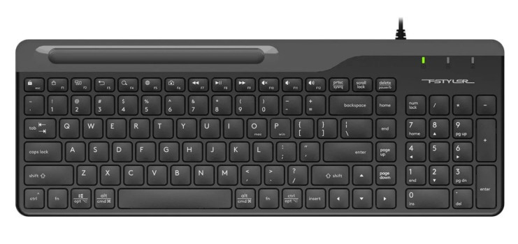 Клавиатура A4Tech Fstyler FK25 (черный/серый)