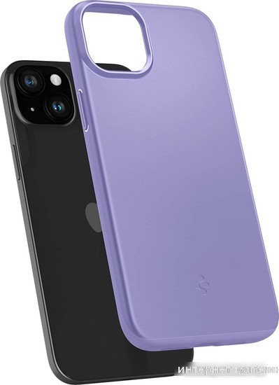 Чехол для телефона Spigen Thin Fit для iPhone 15 ACS06780 (фиолетовый)