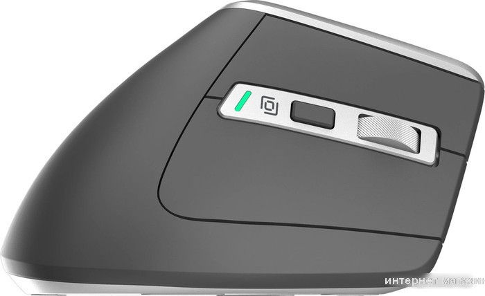 Вертикальная мышь Oklick 991MW (черный)